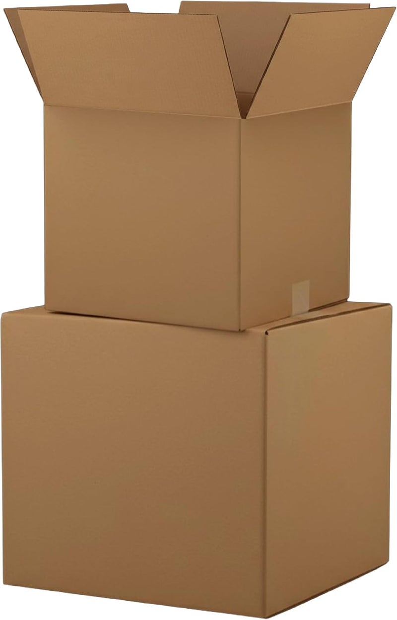 The Boxery Cube 3 x 3 x 3-inch Corrugated Cardboard Boxes, Small | Pack of 25 for Shipping, Moving, and Storage, Curbside Recyclable, Strong Wholesale Bulk Boxes - Image 1